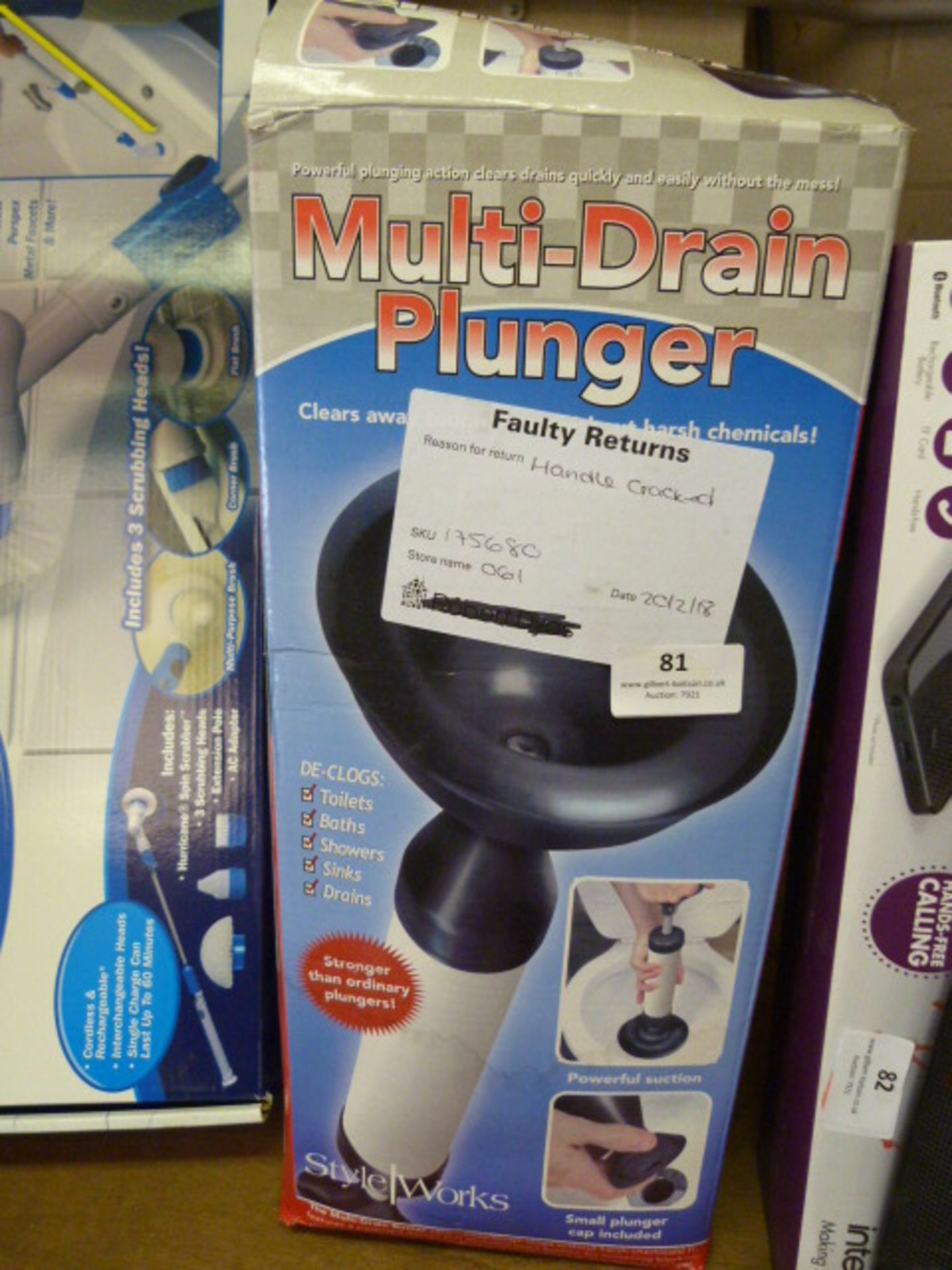 *Multi Drain Plunger