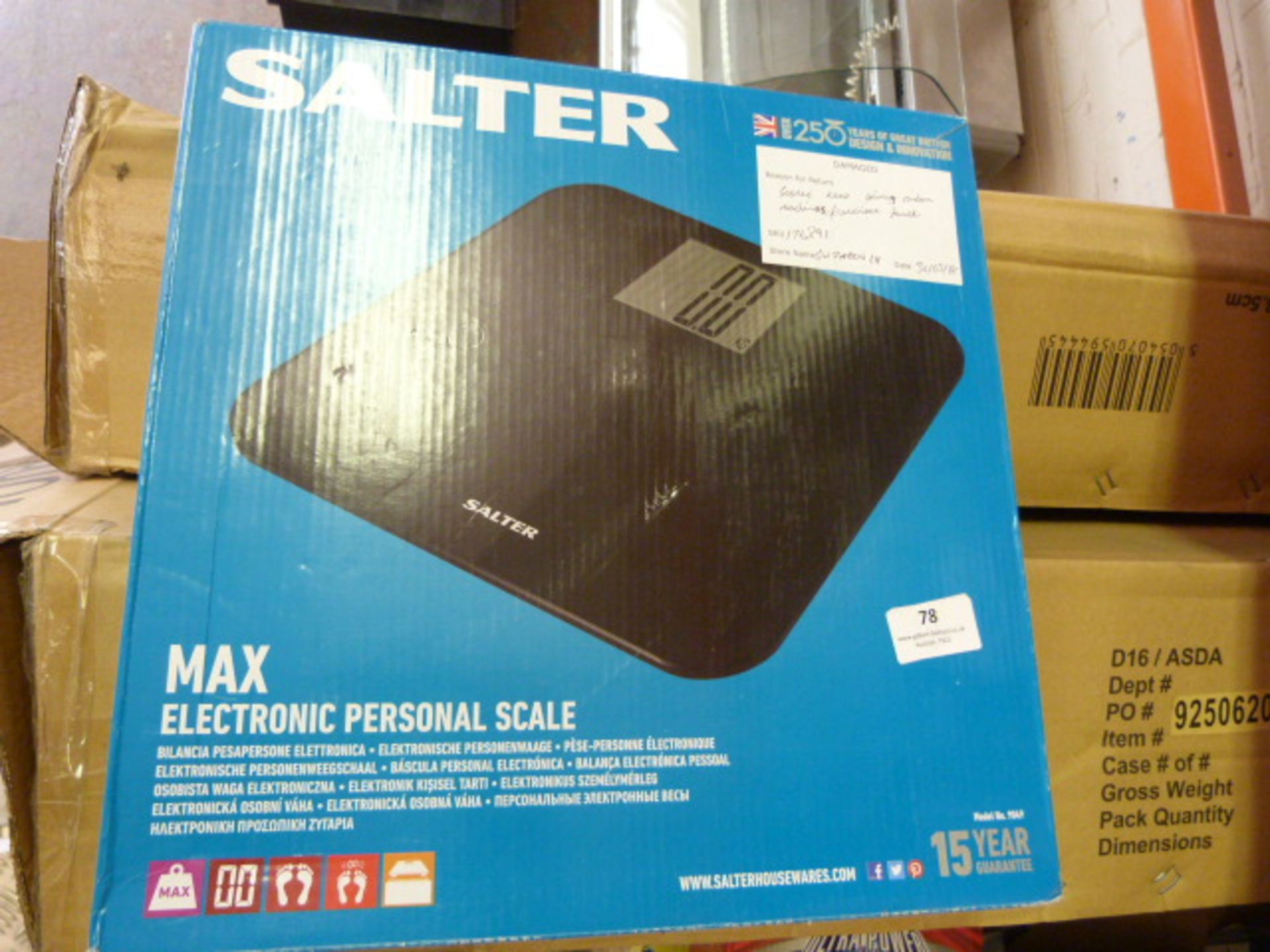 *Salter Max Electronic Personal Scale