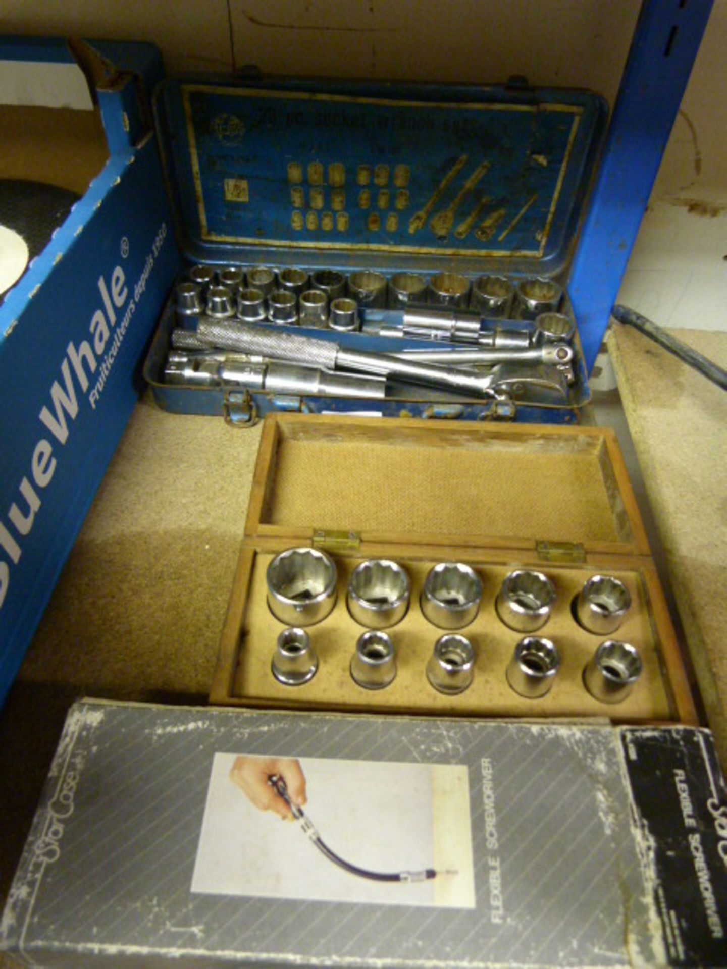 Two Socket Sets and a Flexible Screwdriver Set