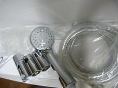 *Chrome Bathroom Shower Slide Rail Kit