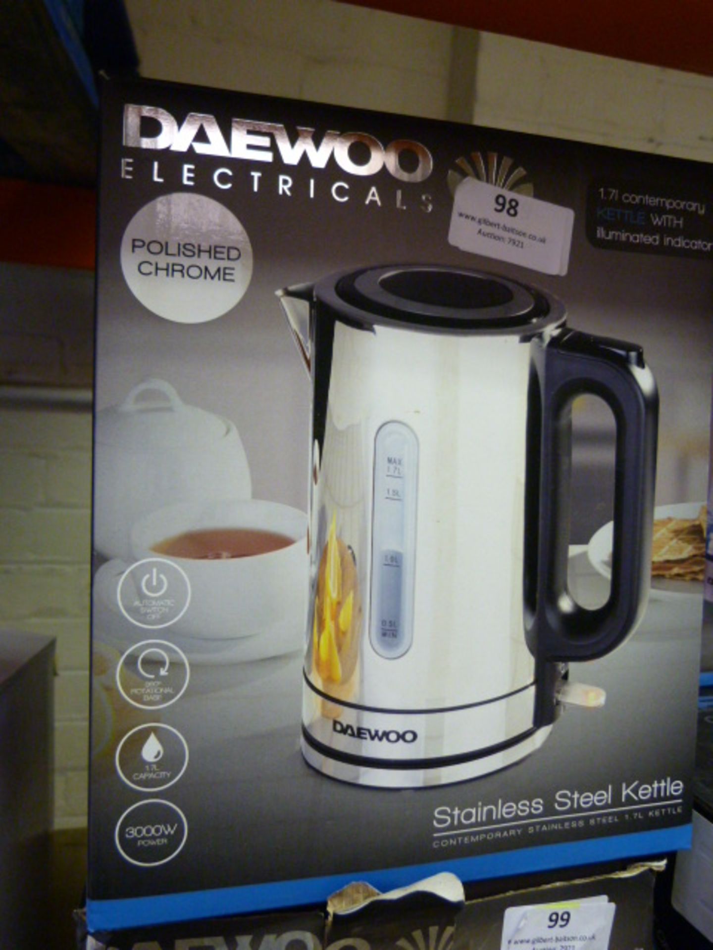 *Daewoo Stainless Steel Kettle