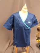 *Forty HA2409 Mid Blue Tunics Size:18 Short