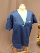 *Fourteen HA2401 Mid Blue Tunics Size:Small