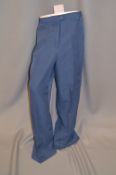 *Thirty HA1932 Navy Trousers Size:8 Long