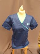 *Twenty HA2409 Mid Blue Tunics Size:28 Long