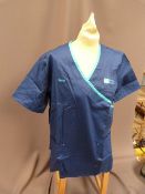 *Eighteen HA2409 Mid Blue Tunics Size:14 Long