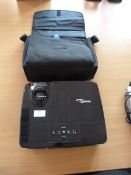 *Optoma HDMI LCD Projector with Carry Bag and Leads