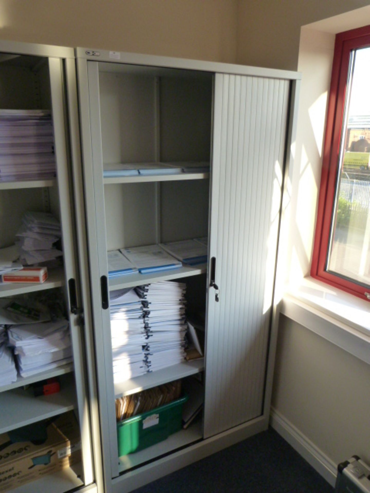 *Go 6ft Stationery Cabinet with Tambour Doors