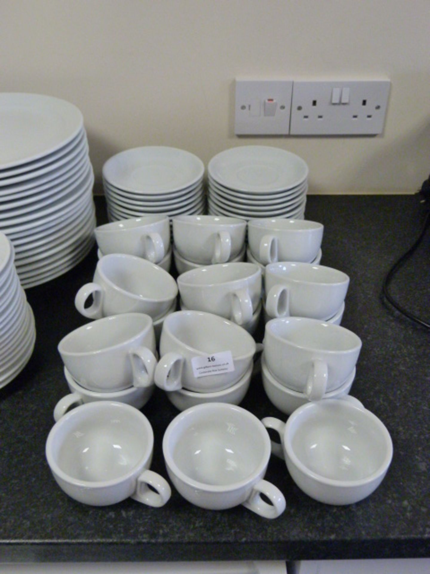 *Twenty One Athena Cups & Saucers