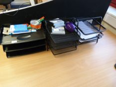 *Assorted Filing Trays and Sundries