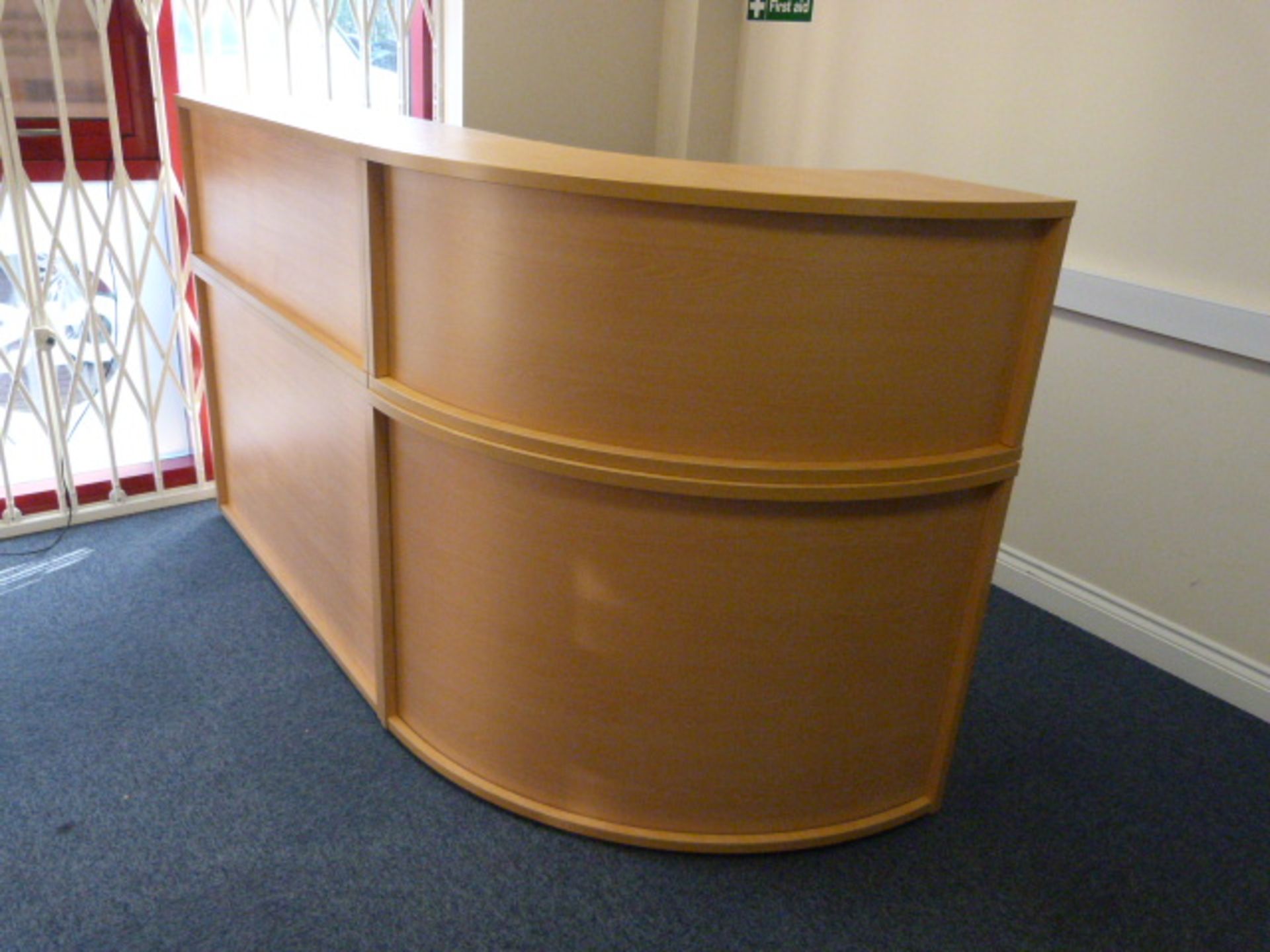 *Light Beech Reception Counter