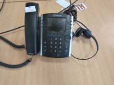 *Polycom VVX400 Internet Telephone with Headset