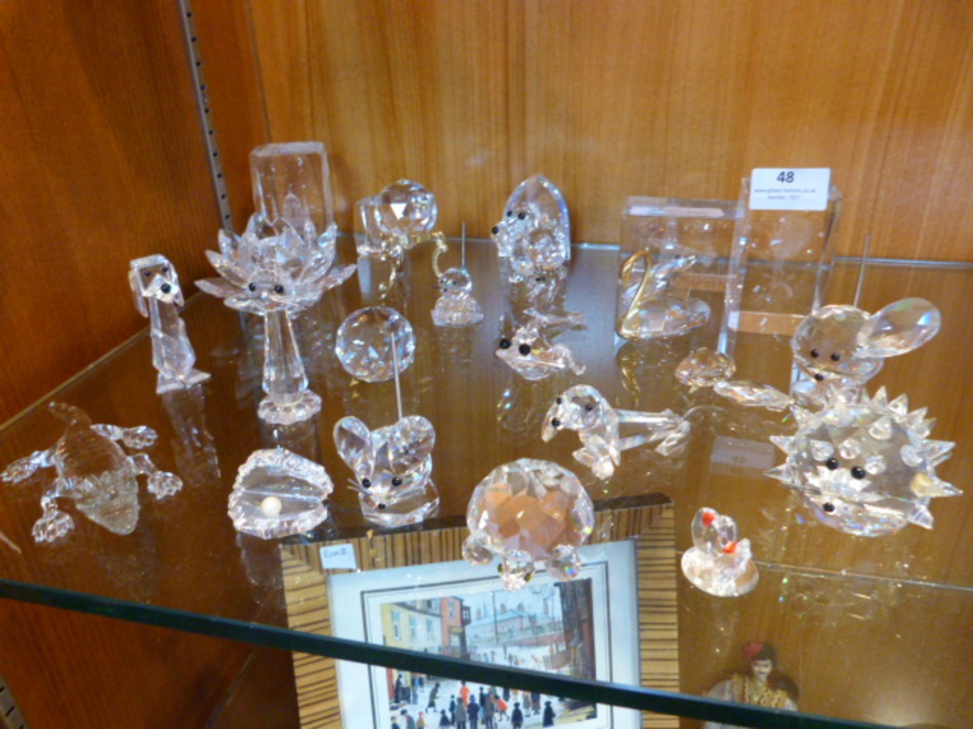 Swarovski and Other Crystal Glass Ornaments