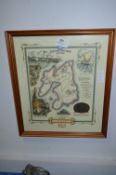 Framed Map Print - Scotland's Malt Whiskey Regions