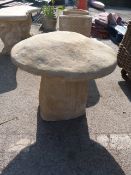 Reconstituted Limestone Toadstool