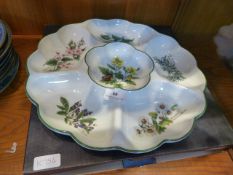 Royal Worcester Herb Pattern Entree Dish