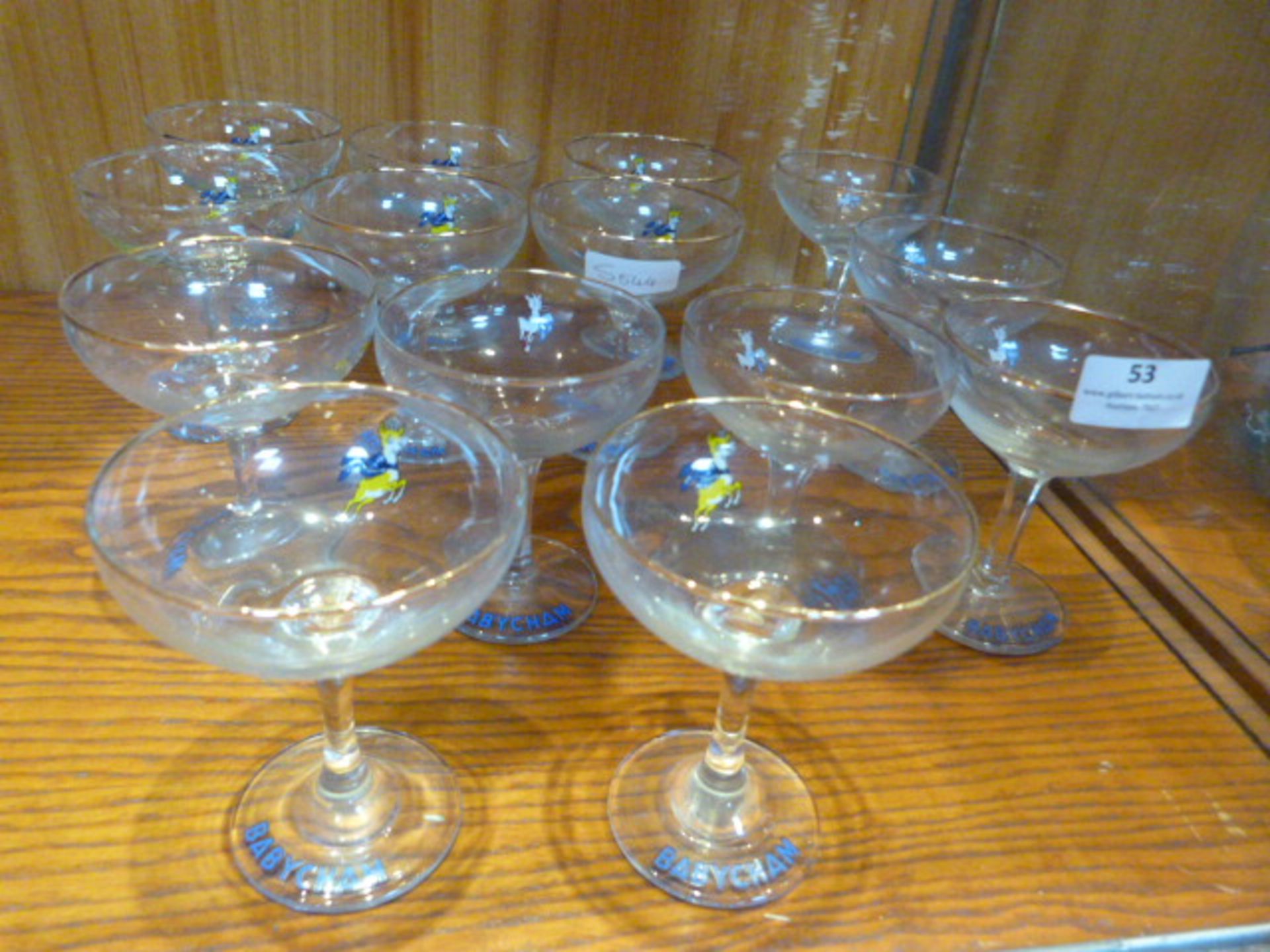 Babycham Drinking Glassware 14 Pieces