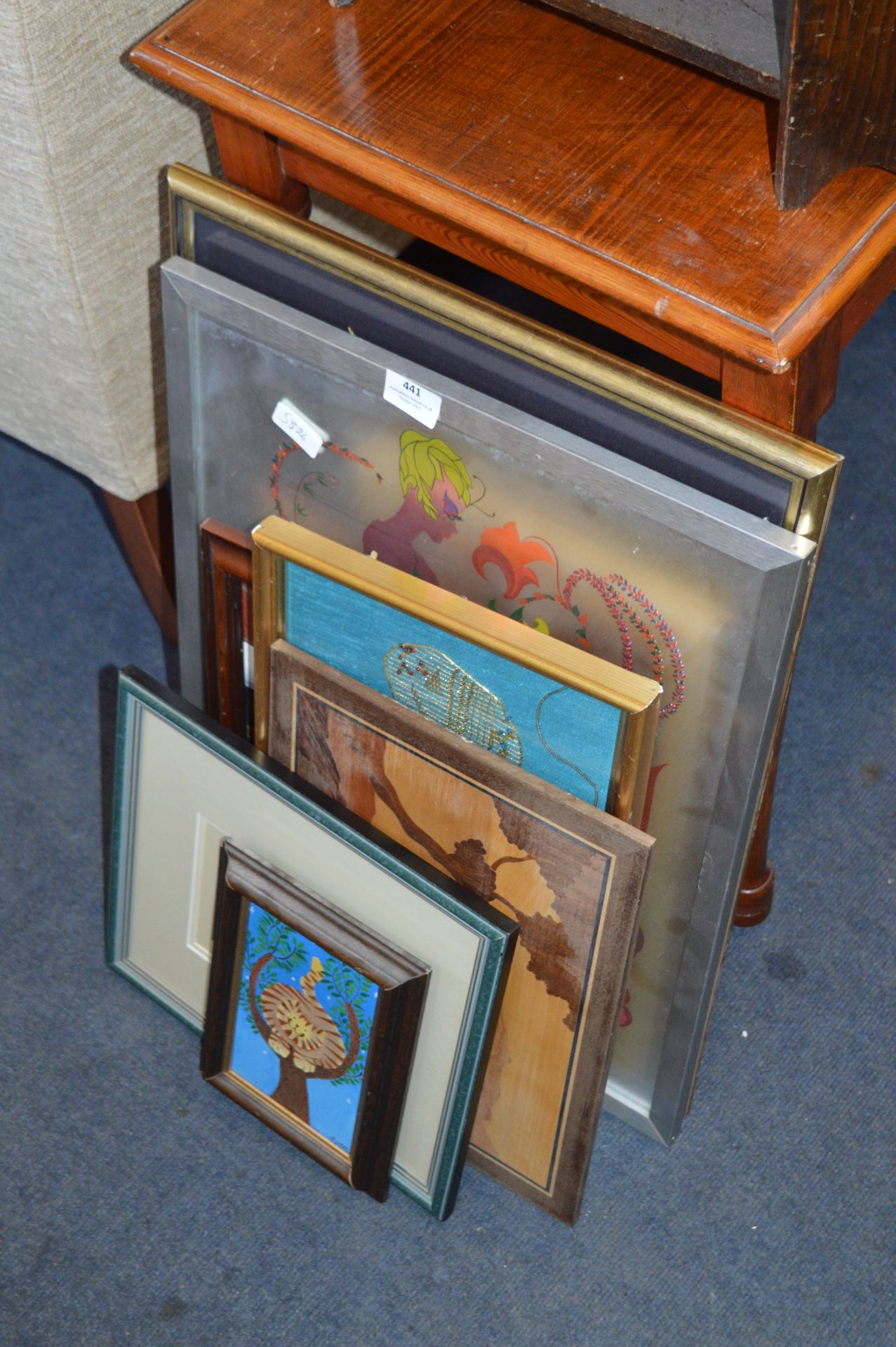 Selection of Framed Prints and Needlework Pictures