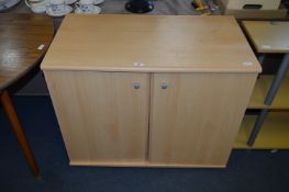 Beech Effect Two Door Cupboard