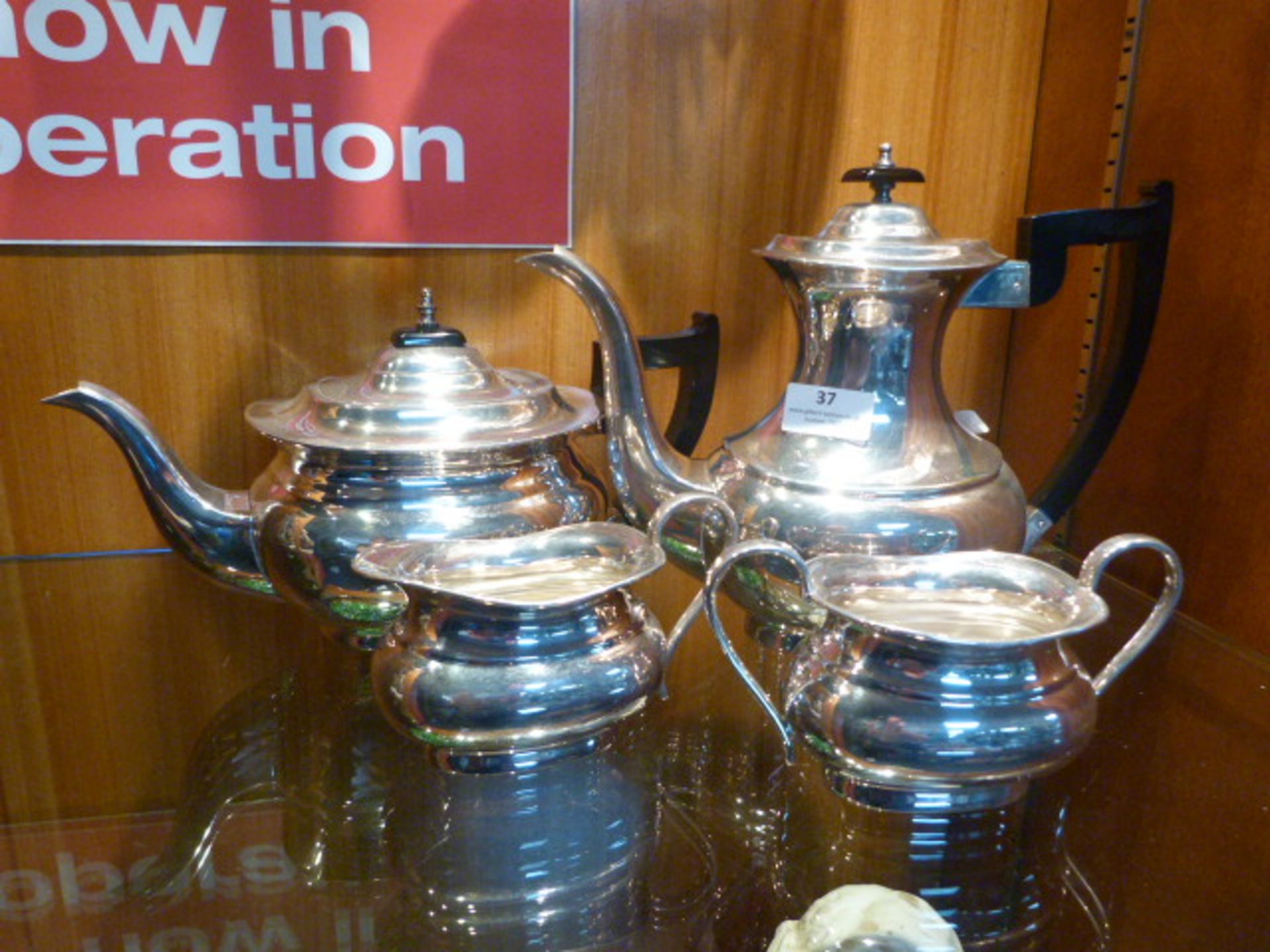 Viners Silver Plated Four Piece Tea Set