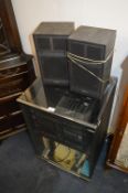 Phillips Stereo Hi Fi with Speaker in Cabinet and