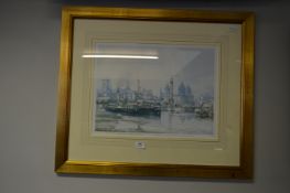 Gilt Framed Limited Edition Tom Harland Print - Ou