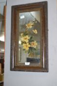 Framed Victorian Oil Painting Mirror