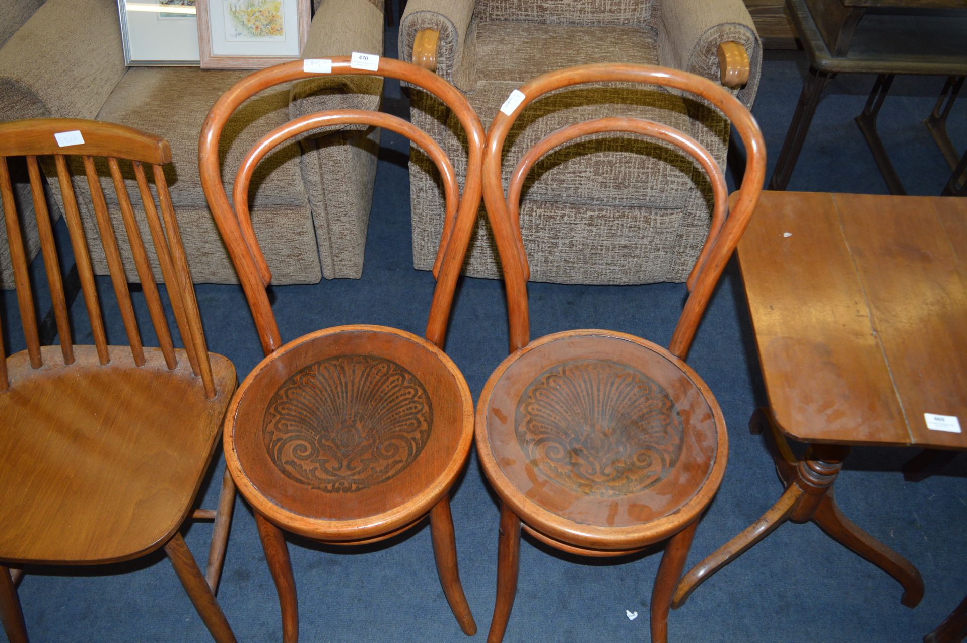 Pair of Bentwood Dining Chairs