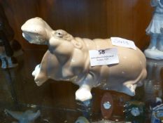 Szeiler Pottery Figurine - Hippo