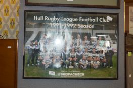 Framed Photo Print - Hull FC 91/92 Season