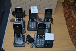 *Panasonic Five Dect Telephones