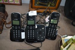 Eurotel Triple Dect Telephones