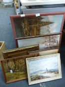Selection of Framed Oil Paintings and Photo Prints