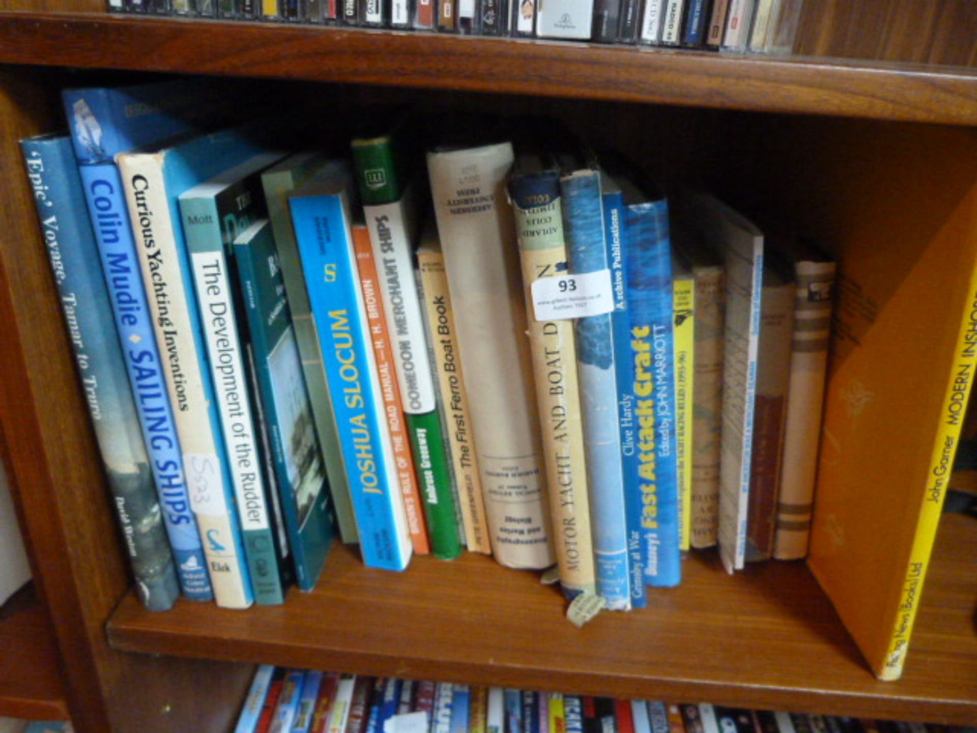 Collection of Books on Yachts and Sailing Ships