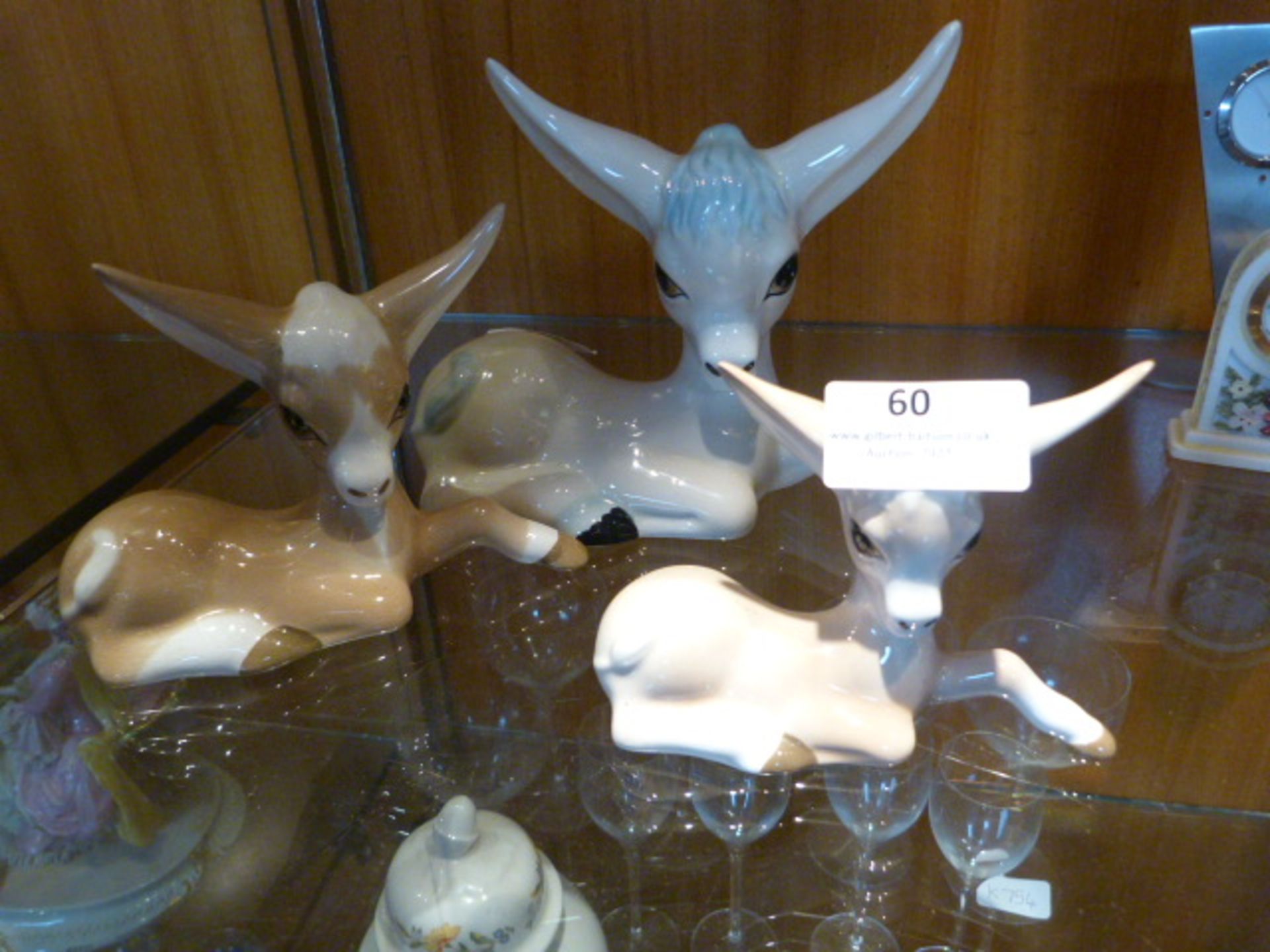 Szeiler Pottery Figurines- Three Deer