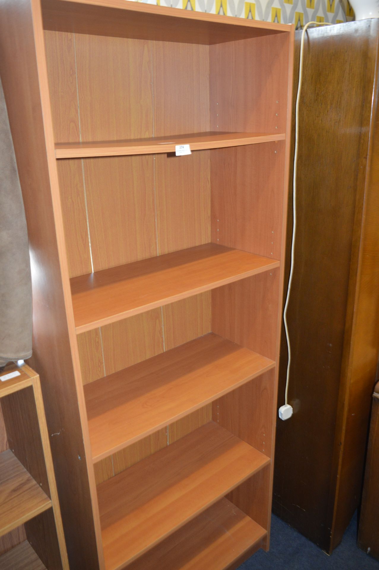 Beech Effect Five Height Bookshelf