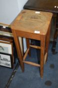 Tall Oak Bar Stool