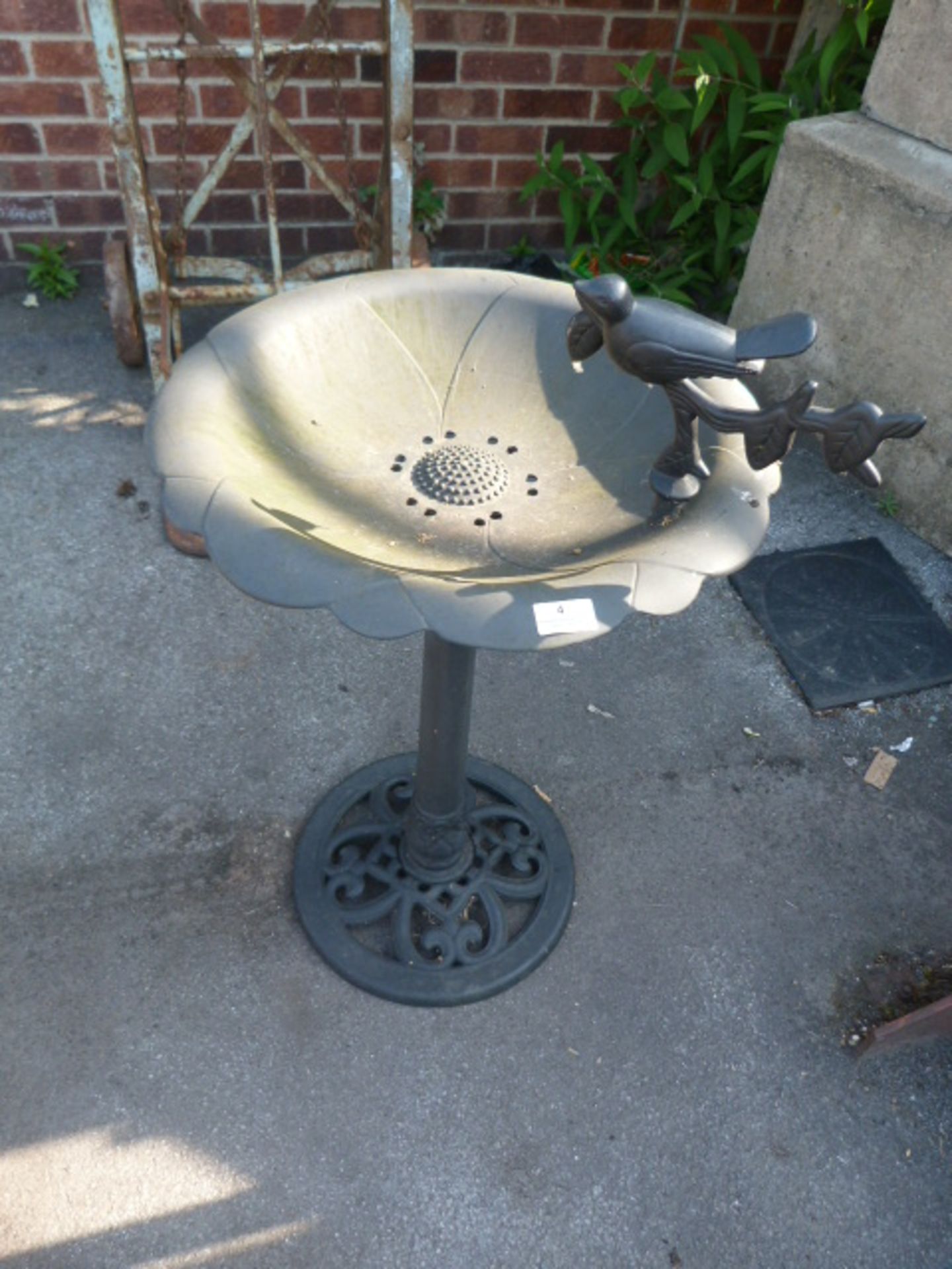 Plastic Garden Birdbath