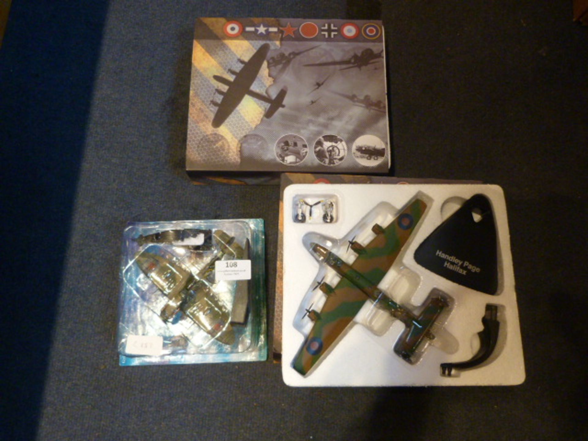 Atlas Edition Diecast Model Aeroplanes; Lancaster,