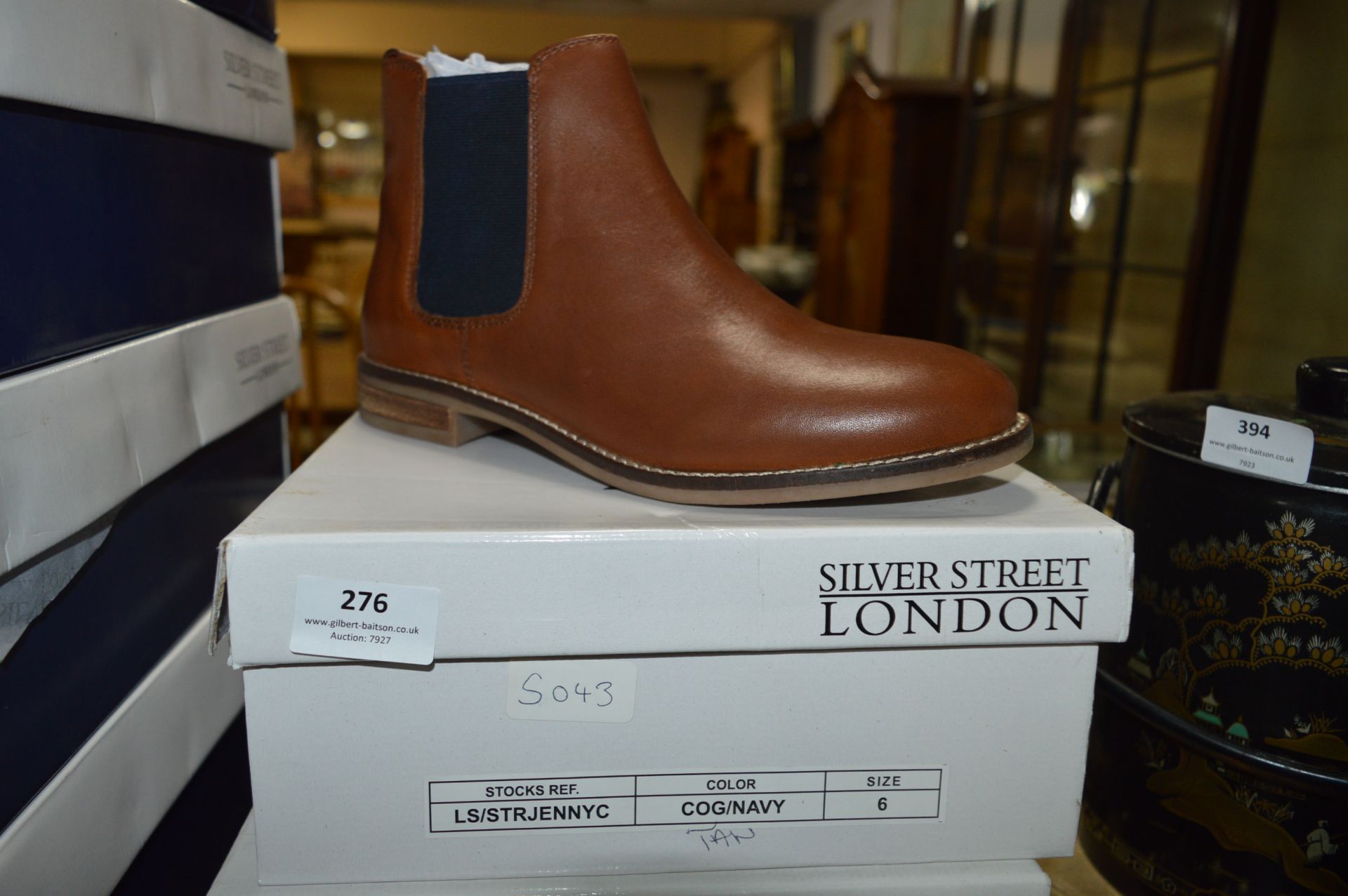 Silver Street of London Gents Brown Ankle Boots Si