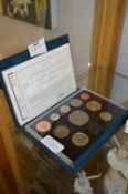 Cased UK Proof Coin Collection 1997