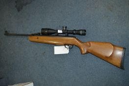 SMK109 .22 Air Rifle with Tasco Telescope Scope