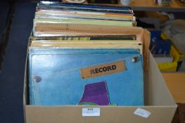 Box Containing a Quantity of LP Records