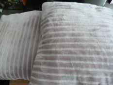 *Dobby Stripe Cushion 2pk