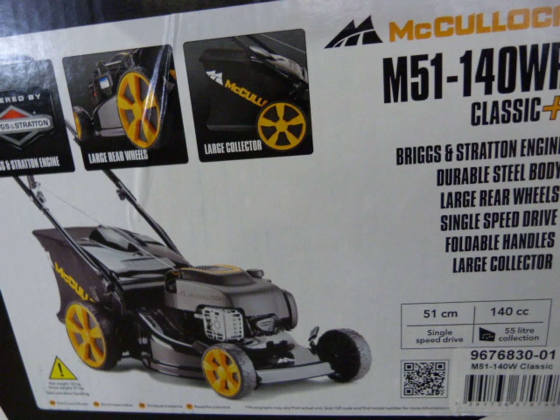 *Mcculloch 51cm Lawn Mower