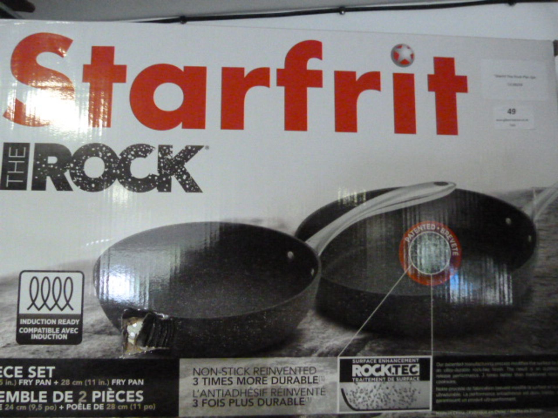 *Starfrit The Rock Pan 2pk