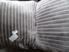 *Dobby Stripe Cushion 2pk