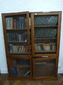 *Wire Mesh Fronted Bookcase and Contents Including