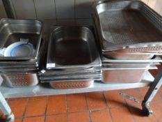 *Nineteen Bain Marie Inserts and Steamer Trays and
