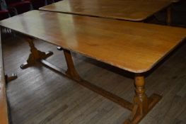 *Oak Library Table 27"x105"